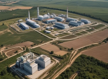 Wind turbines standing tall against a cloudy sky on the rugged Vlašić plateau.