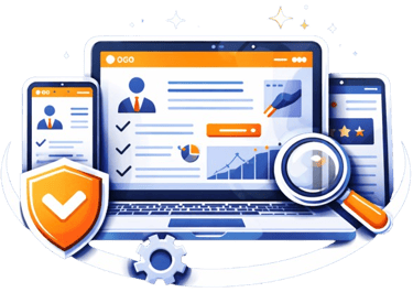 Création de site web sur mesure par Montechinformatique : interface responsive, sécurisée et optimisée pour le SEO.