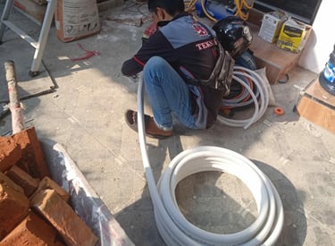 Layanan service AC Lestari Teknik berlokasi di Cibinong, Bogor