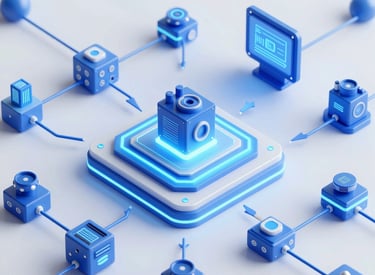 Warehouse staff organizing pallets of electronics ready for European shipment