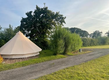 Glamping with your own area