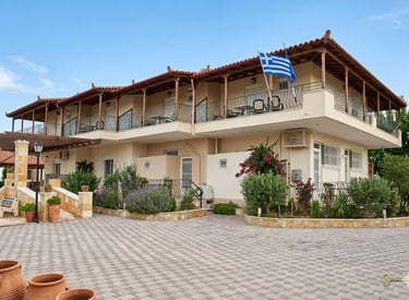 Greek villa rental with spacious balconies, lavender gardens!!!
