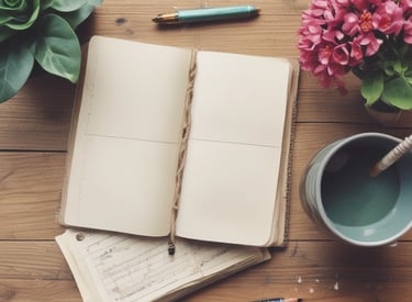 A neatly organized shelf with labeled boxes and minimal decor.