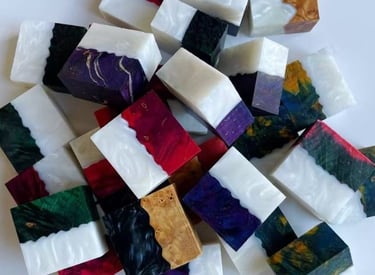 resin wood hybrid stabilized wood blanks jewelry box wood 