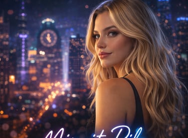 Couverture single Minuit pile - Lena SOLARI