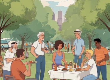 Participants enjoying a gym session together.