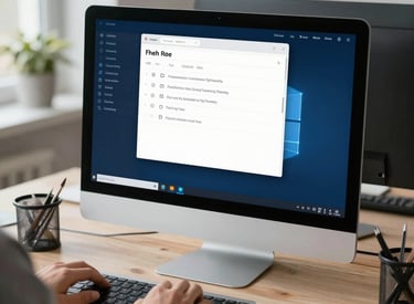 Close-up of a sleek, responsive website displayed on a tablet and smartphone.
