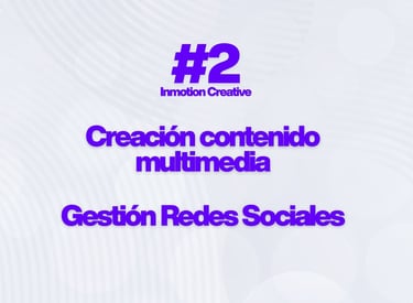 Gestión redes sociales y creación de contenido multimedia