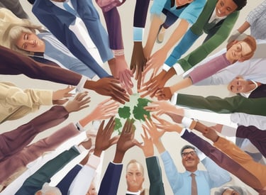 A group of teachers, parents, and children gathered in a school hall for an anti-bullying workshop.