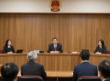A caring lawyer accompanying a client during a migration appointment.