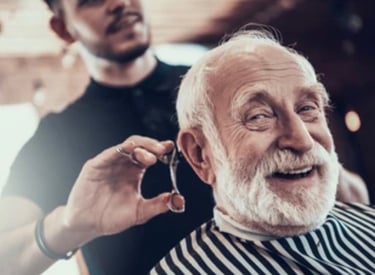 Pensioners Cut - Silver Barbers Braybrook
