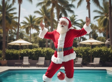 Close-up of Latin musical instruments like congas and maracas at a festive outdoor gathering.