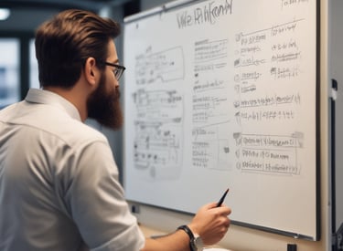 Dashboard showing paid traffic analytics with rising metrics.