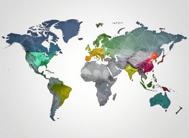 Focused call center representative making outbound calls in a modern office.