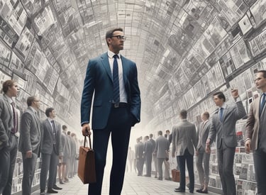 A group of executives engaged in a dynamic leadership workshop around a conference table.