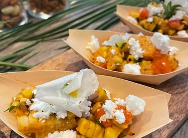 caribbean dish cuisine fusion chef douglas