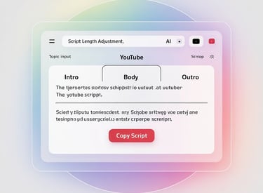 ai video script generator,