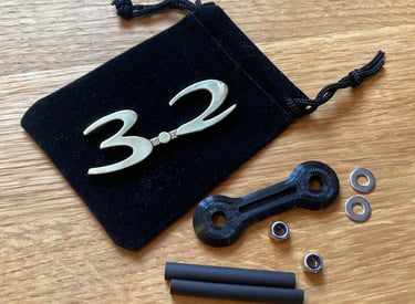 logo grille porsche classic creation impression 3D Laiton 3D Classic