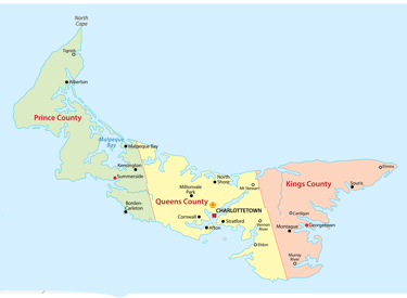 Prince Edward Island Map