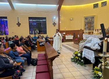 Servicios sacramentales en el señor de las maravillas