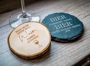 a wine glass with a wine glass next to a wine glass