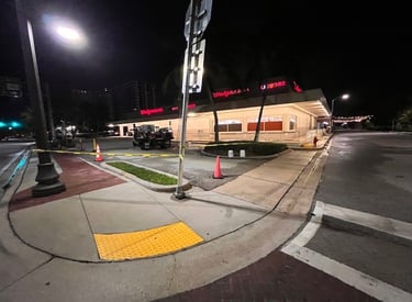 WALGREENS BUILDING PRESSURE CLEANING SERVICES BY PSI POWER WASHING FORT LAUDERDALE