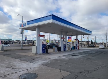 mobil gas station