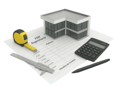 VSN Engenharia Civil - Engenheiro em Nova Friburgo - Administração e Gestão de Custos