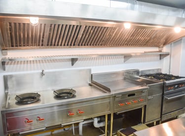ครัวร้านอาหารสแตนเลส สำหรับอาหารไทยฟิวชัน | stainless steel restaurant kitchen Bangkok