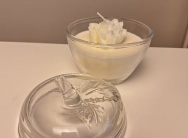 Rankų darbo sojų vaško žvakės. Panevėžyje