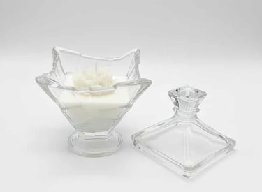 Rankų darbo sojų vaško žvakės, stikliniame inde. Dovanos. Panevėžyje