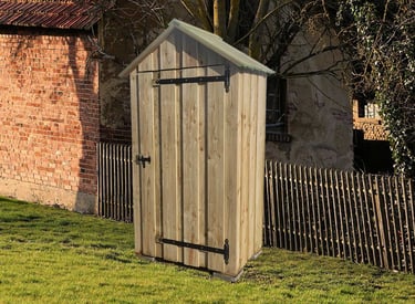 cabane de jardin et cabine de plage en bois