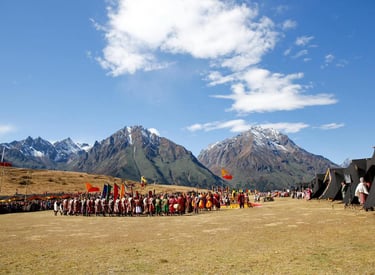 During-The-Fourth-Edition-Of-Royal-Highland-Festival-At-Laya-Bhutan