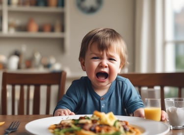 A parent and child sitting together, engaged in a thoughtful conversation in a cozy setting.