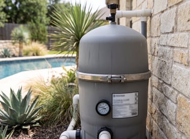 Residential pool filter for pool filter repair in Round Rock TX