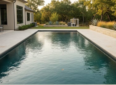 Pool inspection of a residential pool equipment pad in Round Rock Texas (pump, filter, and plumbing)