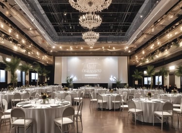 A vibrant cityscape at sunset showcasing modern architecture.