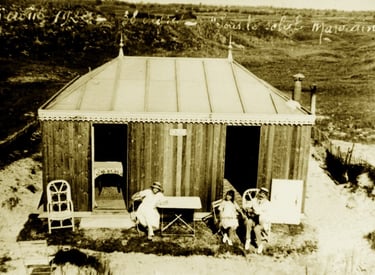 Cabanon de plage normand