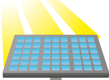 Solar Panel In Sun