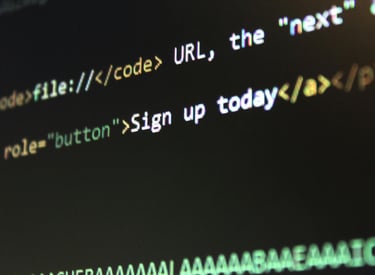 a computer screen displaying a computer screen with a coder