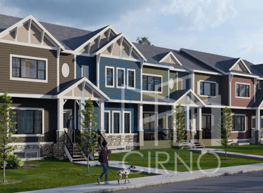 Townhouses in Airdrie AB designed by Cirno Design