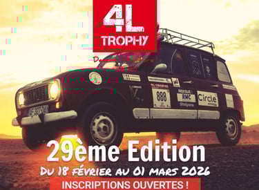 image de la cover de la 29 eme edition du 4L trophy