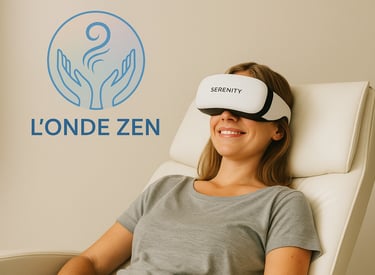 Séance de relaxation immersive en réalité virtuelle avec casque VR SERENITY à Verson (Calvados)