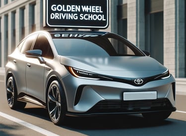 Golden Wheel Driving School training car in Winnipeg Manitoba