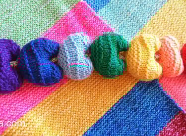 Mooie gekleurde kleine hartjes