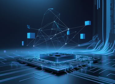 ChangeAI homepage header image of AI and data system merging on GPU infrastructure