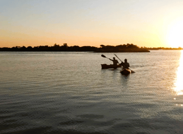 Paseo en kayaks