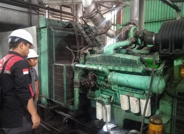 service alat berat dan genset pekanbaru