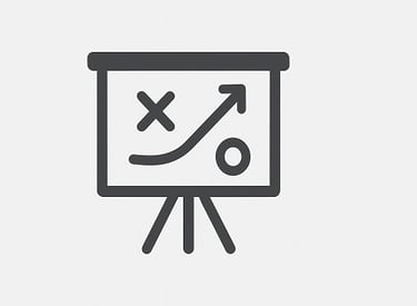 a black and white board with a picture of a board with a graphing board