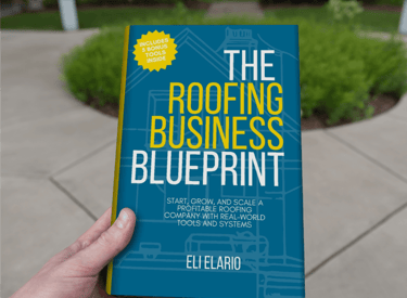 cover of the roofing business blueprint